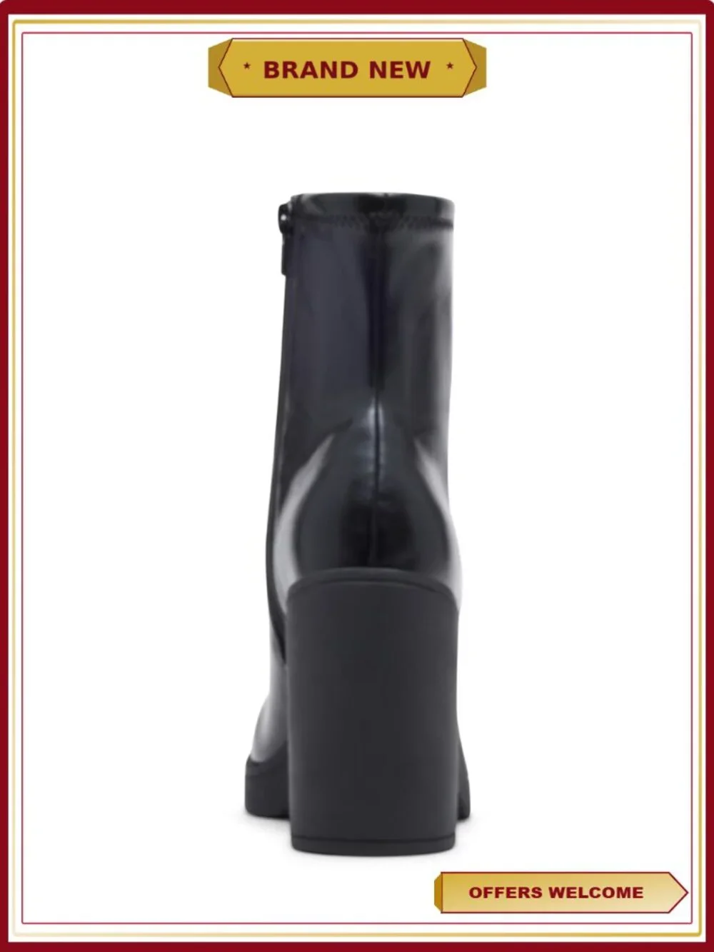 Madden Girl Daniela Stretch Ankle Bootie Heeled Pull-On